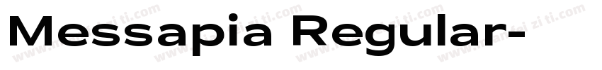 Messapia Regular字体转换